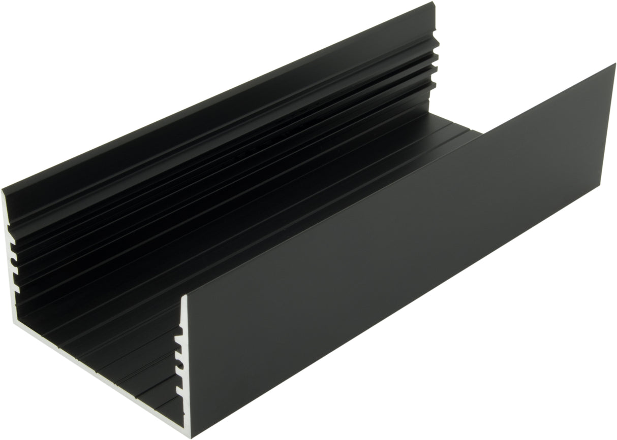 Aluminiumprofil SLA, L-2000mm B-60mm H-36mm schwarz