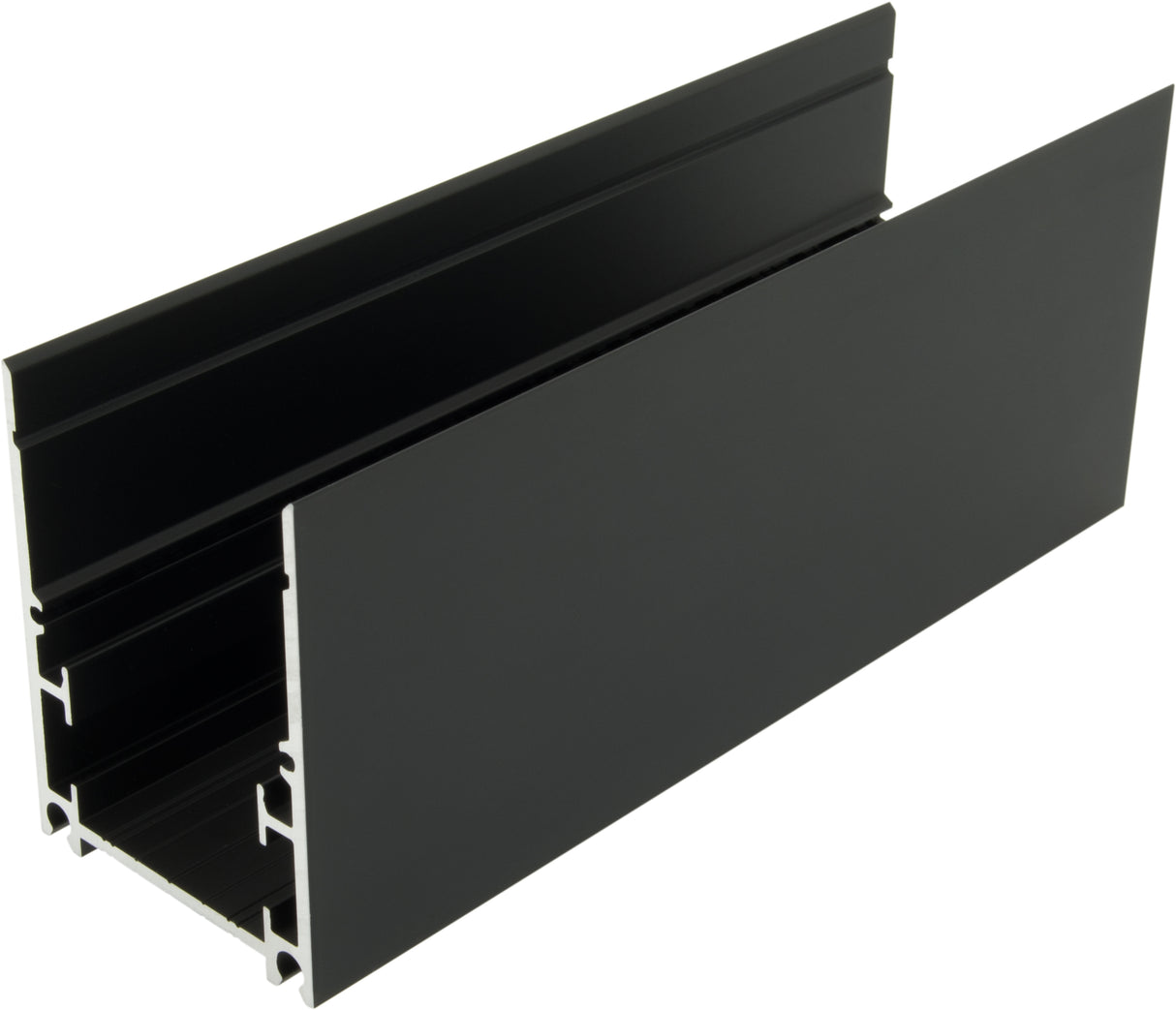 Aluminiumprofil MFR L-2000mm B-45mm H-60mm schwarz