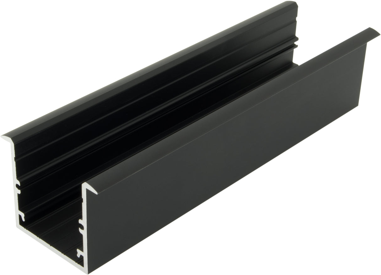 Aluminiumprofil CLI L-2000mm B-45mm H-35mm schwarz