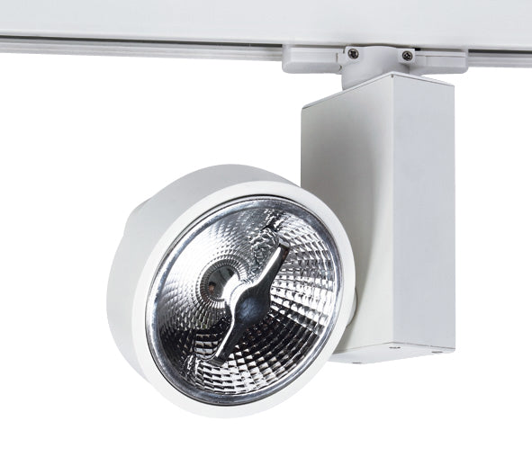 65518T/W WEISS R111 GU10 50W TRACK SPOT 100-240V