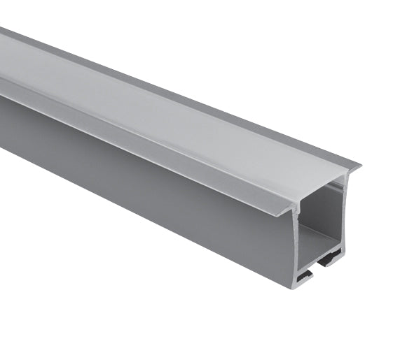 7912R/AL EINBAU PROFIL 2m + PC opal Abdeckung
