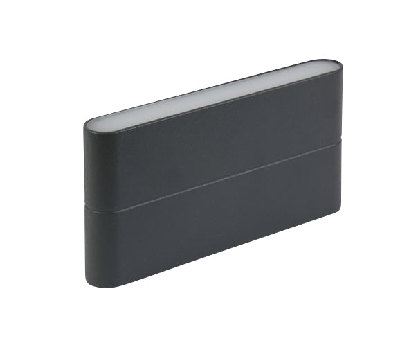 67376/AN/W ANTHRACITE WALL LIGHT 2x3W WW IP54 230V