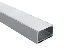 7912A/AL SURFACE PROFIL 2m FÜR 40mm STRIPS + PC OPAL ABD
