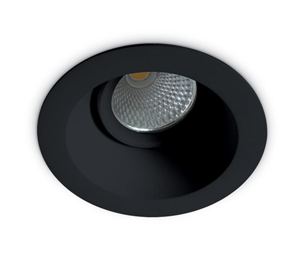 11107FD/B/W SCHWARZ LED 7W WW IP20 60° 230V ADJUSTABLE