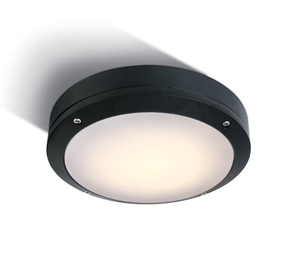 67442/B/W SCHWARZ PLAFO 10W WW IP54 230V