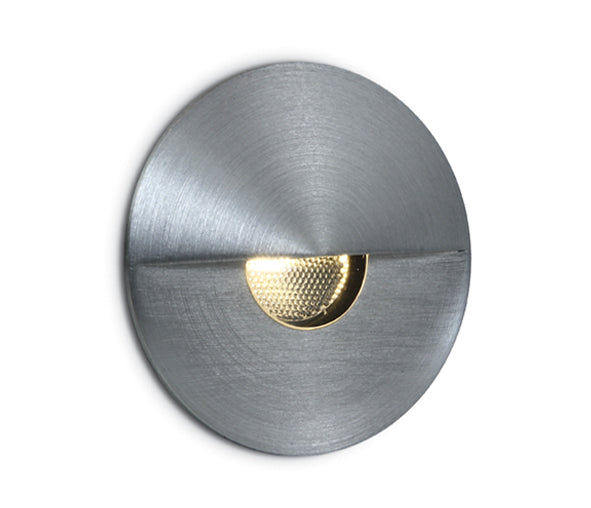 68070/AL/W ALUMINIUM WALL/STEP COB 1W WW IP65 350mA