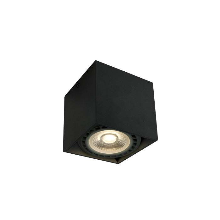12144A/B SCHWARZ GU10 R111 15W SQUARE 100-240V