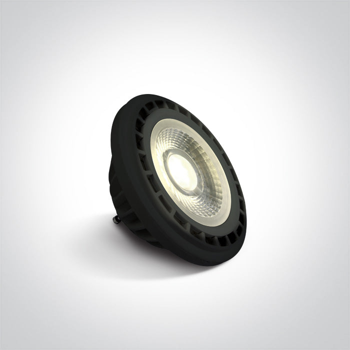 7315GB/C/45 SCHWARZ R111 GU10 13W CW 45° 230v