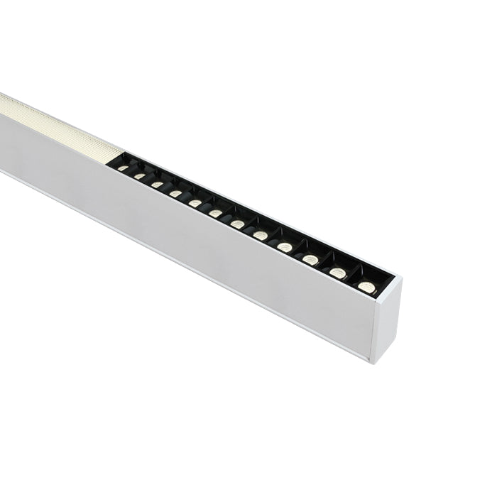 38150C/W/C WEISS 24x SPOTS + Abdeckung UGR19 40W CW 1200mm