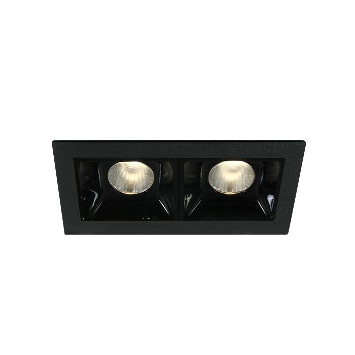50202B/B/W SCHWARZ LED 2x2W WW 30° IP20 700mA DIMMBAR
