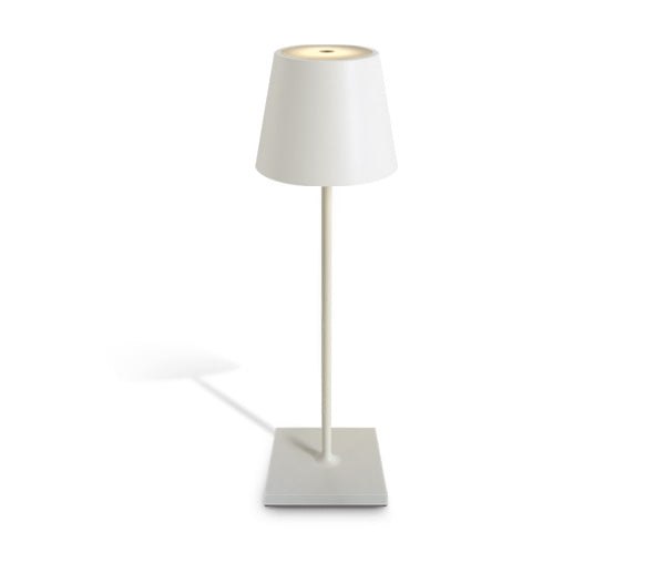 61082/W WEISS 3,5W WW TISCHLAMPE AKKU USB SOCKEL IP54 DIM