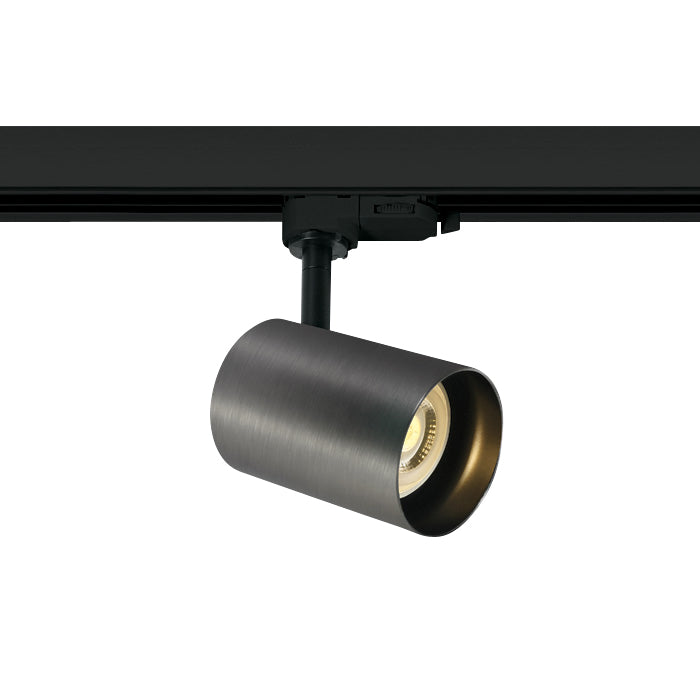 65105NT/MG METAL GRAU GU10 10W TRACK SPOT DARK LIGHT
