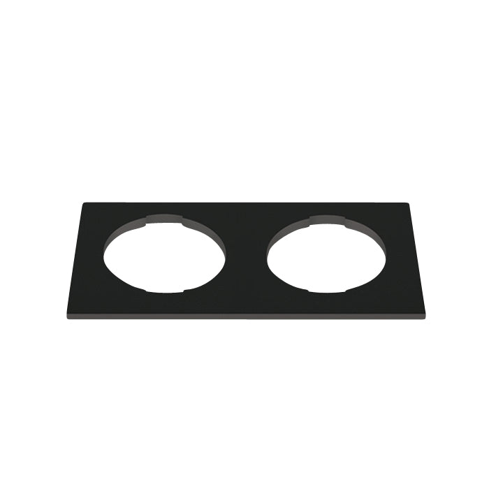 050182RB/B SCHWARZ Dekorativer Sockel quadratisch DOUBLE