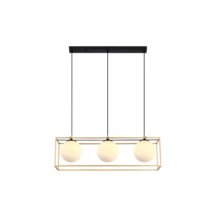 63174C/BS MESSING CEILING LIGHT 3x8W E14 100-240V