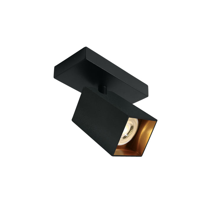 65105NB/B SCHWARZ GU10 10W DARK LIGHT ADJUSTABLE