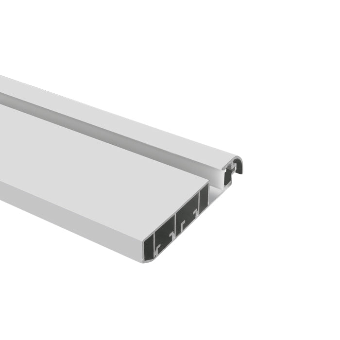 7922/W WEISS ALUMINIUM LED WANDPROFIL FÜR 8mm LED STRIP 2m