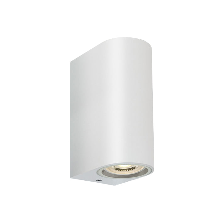 67142G/W WEISS WALL LIGHT GU10 2x6W IP65