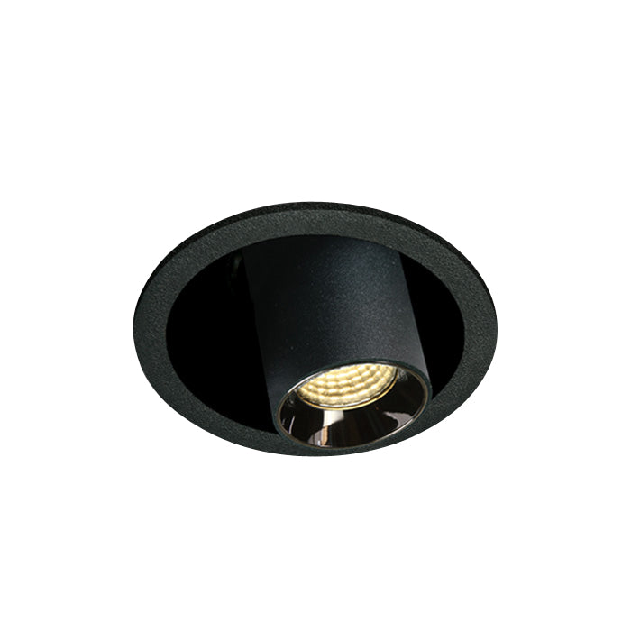 11106T/B/W SCHWARZ COB EINBAU LED 6W WW 38° ADJUSTABLE