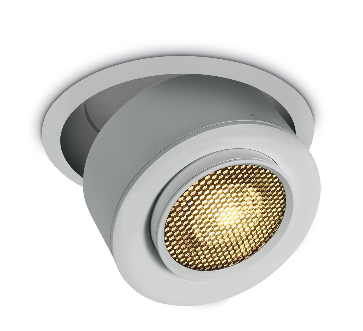11115G/W/W WEISS EINBAU COB 15W WW 15-45° 230V HONEYCOMB
