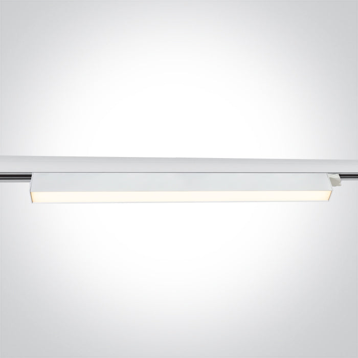 65028CT/W/V WEISS 48W CCTV LINEAR TRACK LIGHT 230V IP20