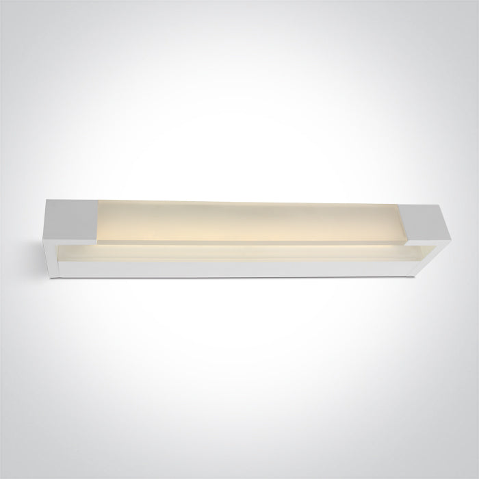 38114R/W/W WEISS LED BATHROOM / WALL LIGHT 14W WW IP44 230V