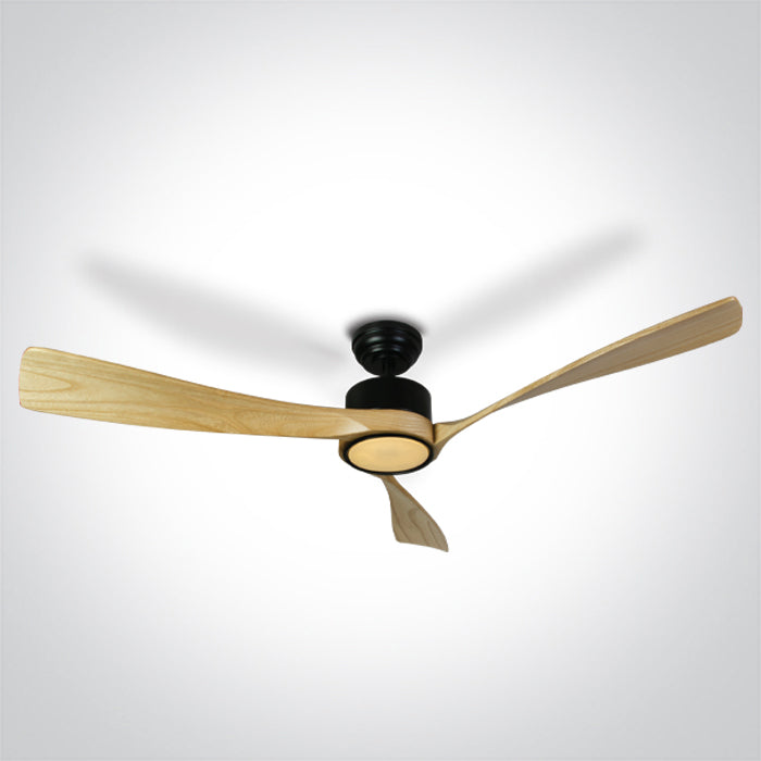 6314L/B/V LIGHT WOOD SCHWARZ ROD FAN 40W LED 22W CCTV IP20