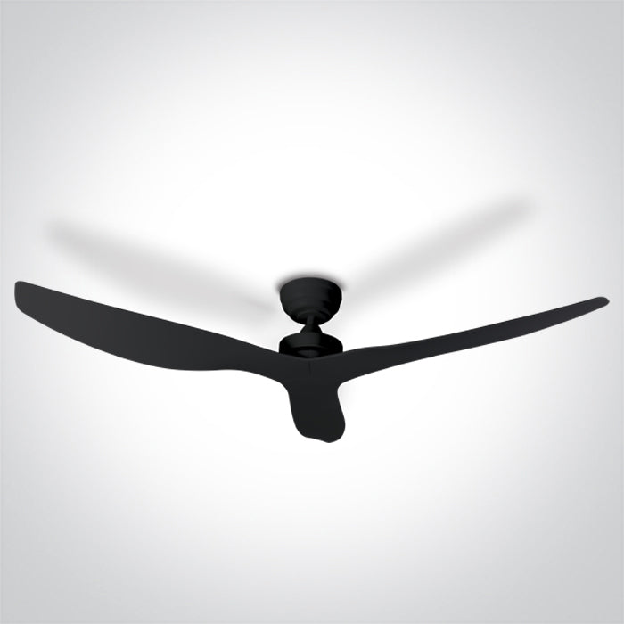 6316/B SCHWARZ ABS ROD FAN 30W IP20 230V