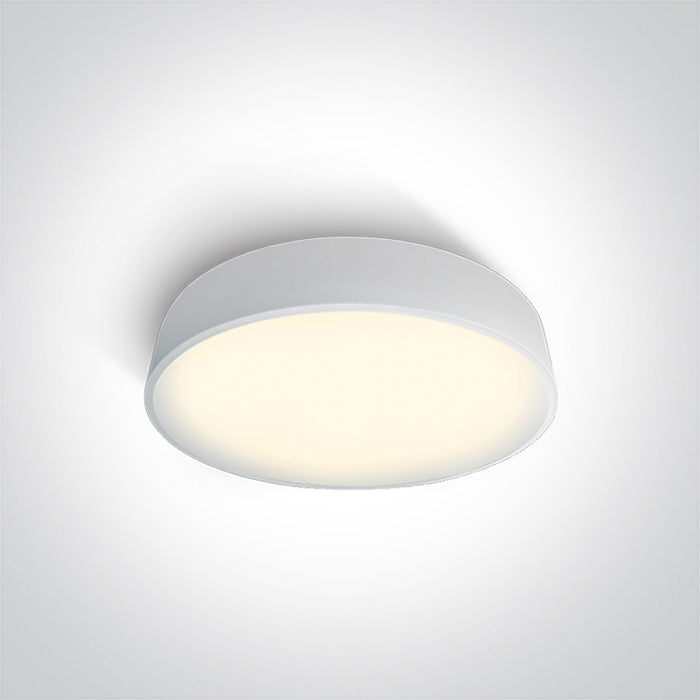 62125D/W/V WEISS PLAFO LED 25W CCTV IP20 230V