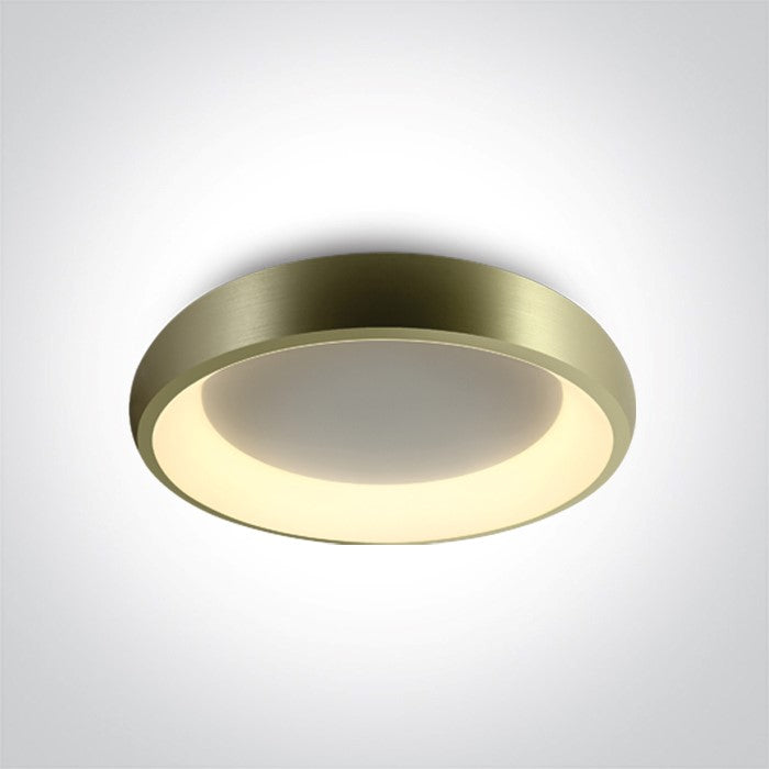 62134N/BBS/V GEBÜRSTETES MESSING PLAFO LED 30W CCTV