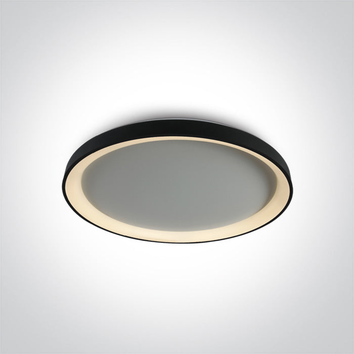 62148L/B/V SCHWARZ PLAFO LED 48W CCTV IP20 230V DIMMBAR