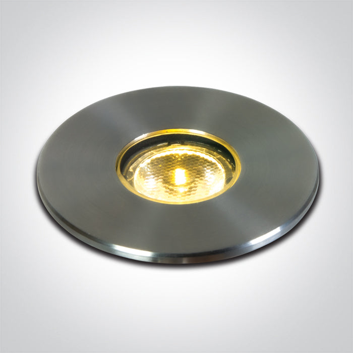 69028A/W SS316 INGRUND LED 2W WW 230V IP67