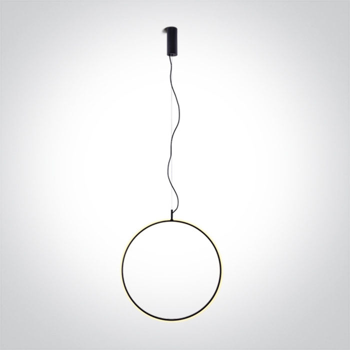 63152A/B/W SCHWARZ RING 40cm 20W WW IP20 230V DIMMBAR