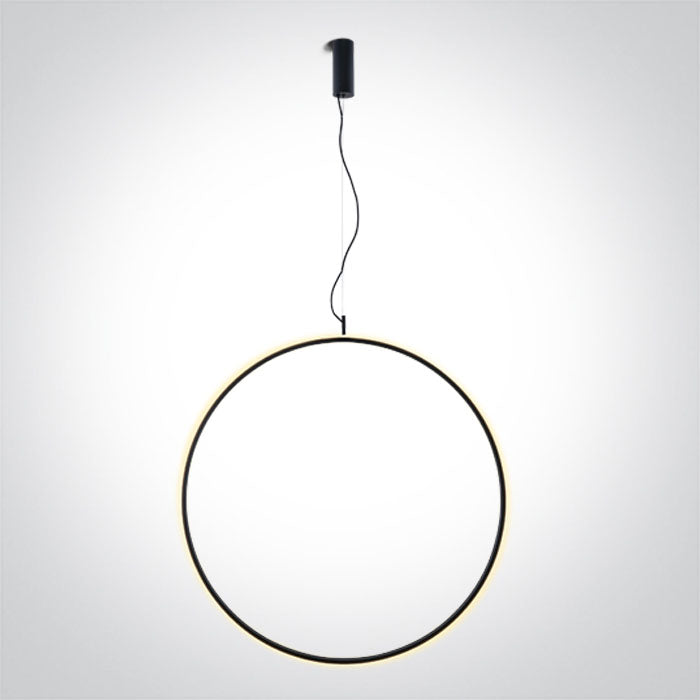 63152C/B/W SCHWARZ RING 80cm 40W WW IP20 230V DIMMBAR