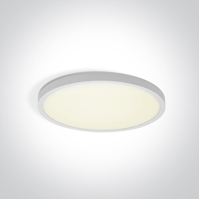 62006/W/V WEISS PLAFO 18W CCTV IP20 230V
