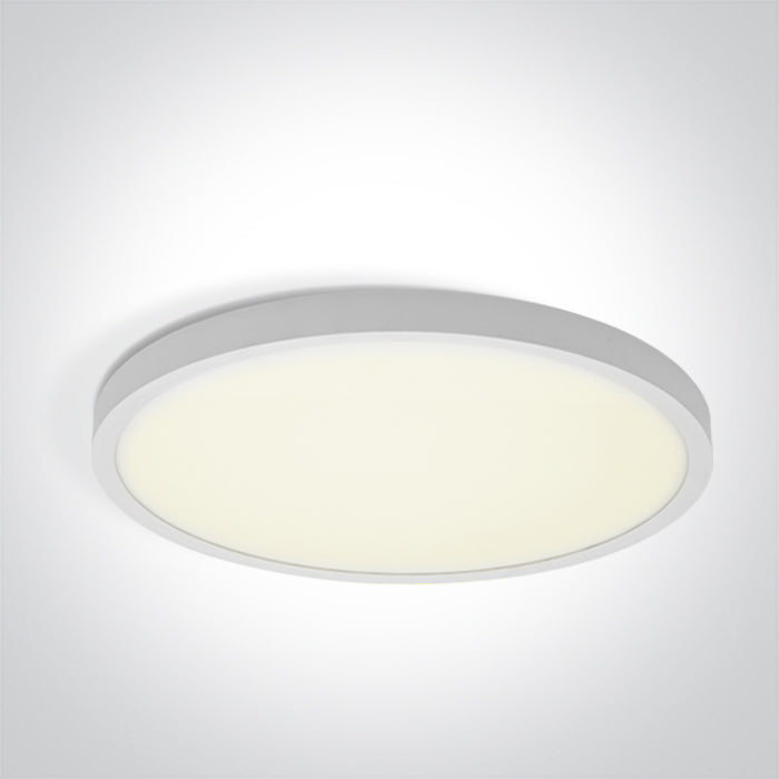 62006C/W/V WEISS PLAFO 40W CCTV IP20 230V