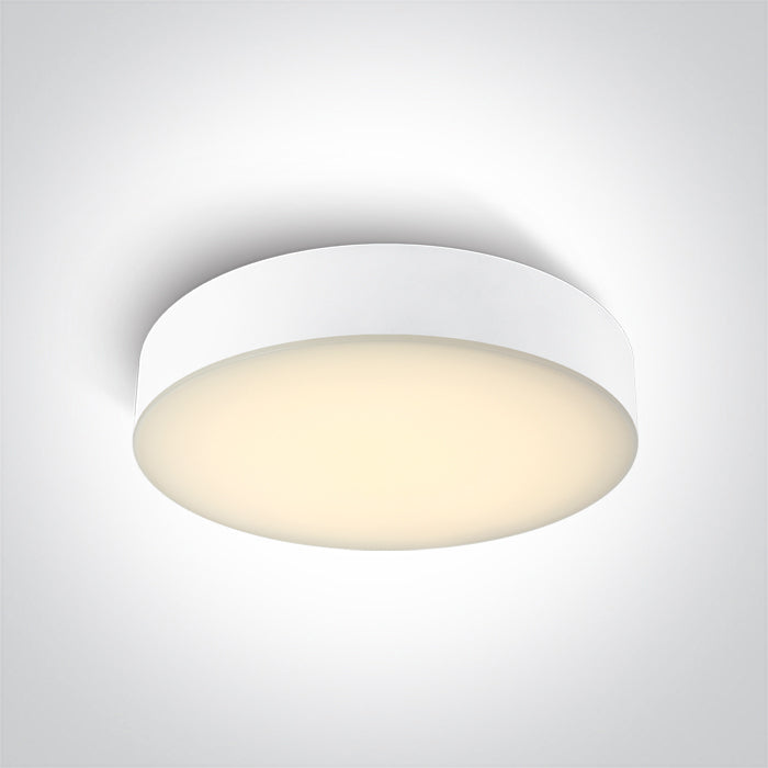 67498/W/V WEISS PLAFO 20W CCTV IP65 230V