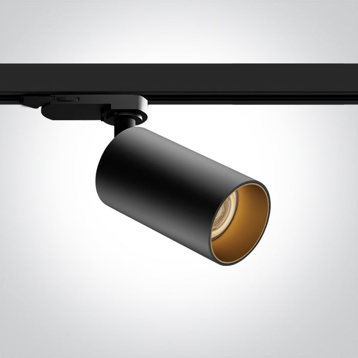 65105DT/B SCHWARZ 10W GU10 TRACK SPOT 100-240V DARK LIGHT