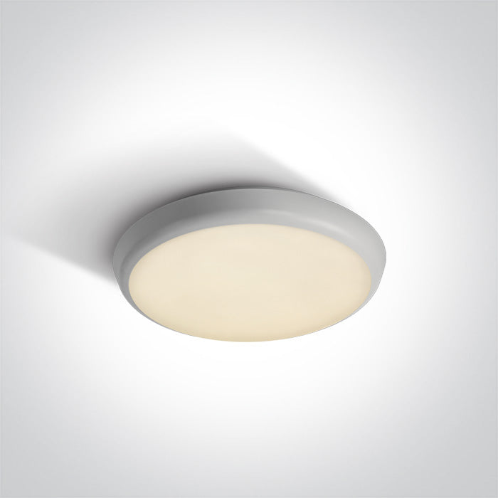 67366/W/V WEISS PLAFO 12W CCTV IP54 230V