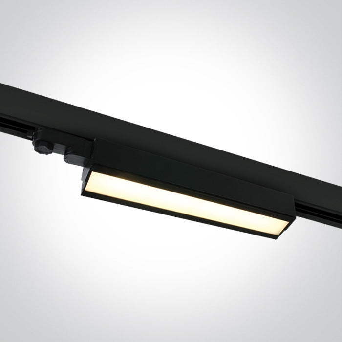 65026T/B/V SCHWARZ 40W CCTV TRACK LIGHT ADJUSTABLE 230V