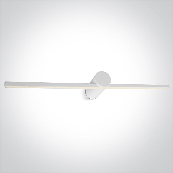 38114N/W/V WEISS BATHROOM / WALL LIGHT 14W CCTV IP44 230V