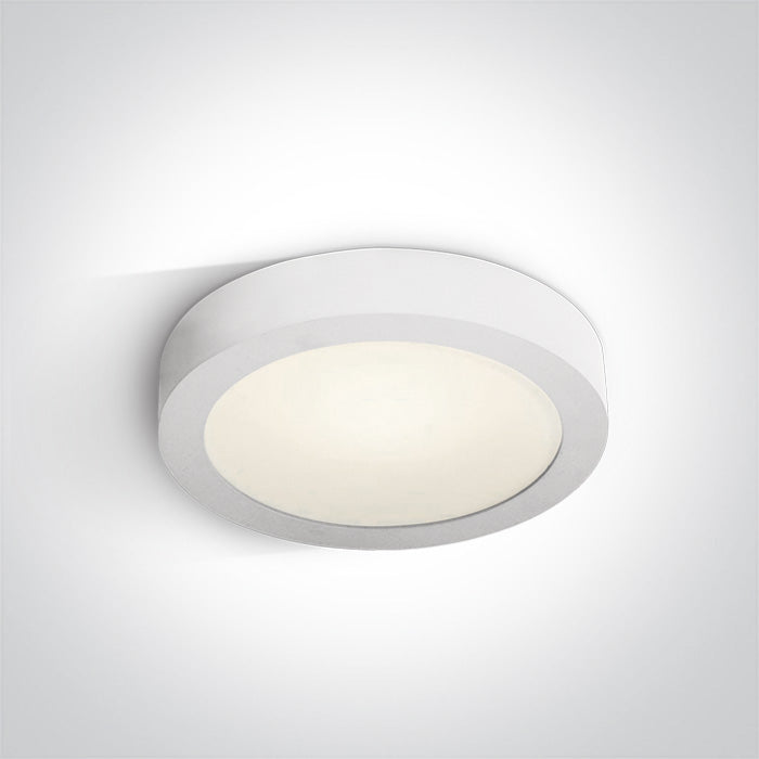 62115F/W/V WEISS PLAFO 15W CCTV IP40 230V