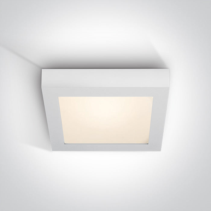 62122F/W/V WEISS PLAFO 22W CCTV IP40 230V