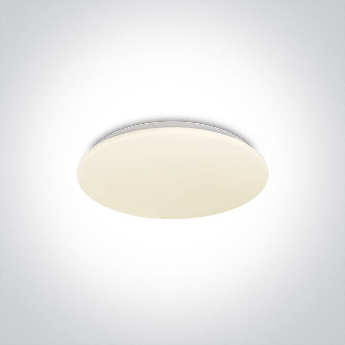 62026A/V WEISS PLAFO 15W CCTV IP20 230V