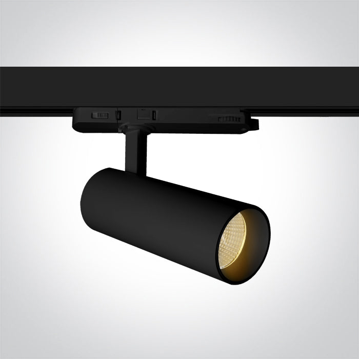 65606BT/B/V SCHWARZ COB 20W PV CCTV TRACK SPOT 230V