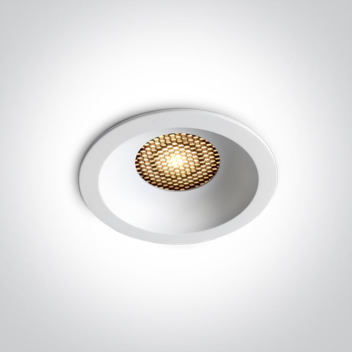 10114DH/W/V WEIß 14W CCTV HONEYCOMB IP20 230V DARK LIGHT