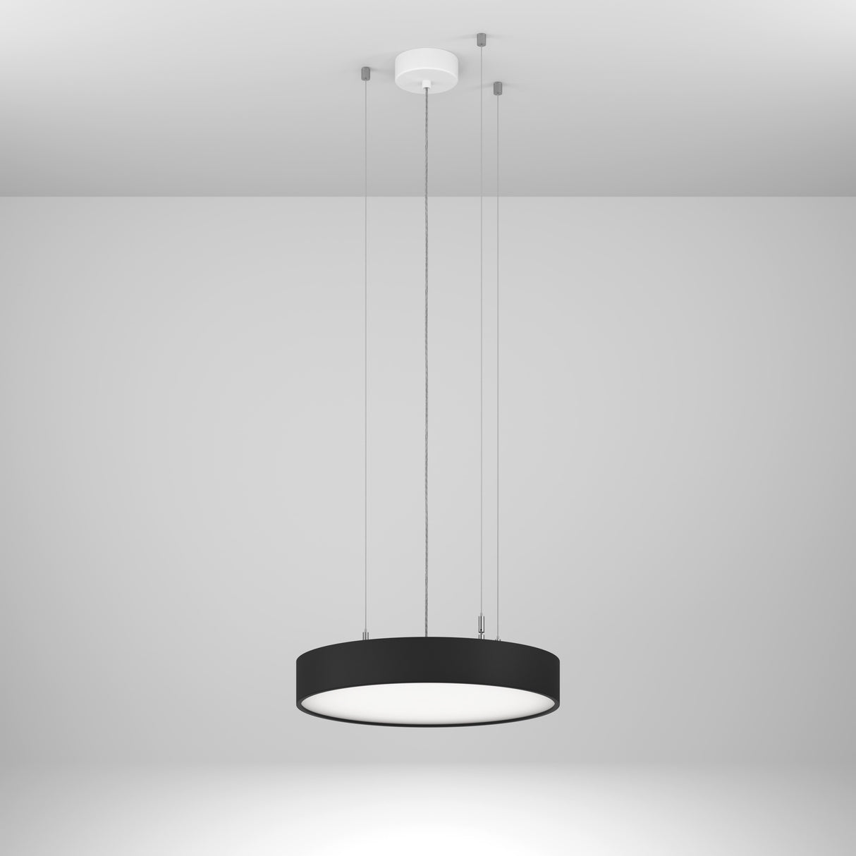 Round 90 HL DI 23,5W 2898lm 830 OP on/off schwarz Ø-450