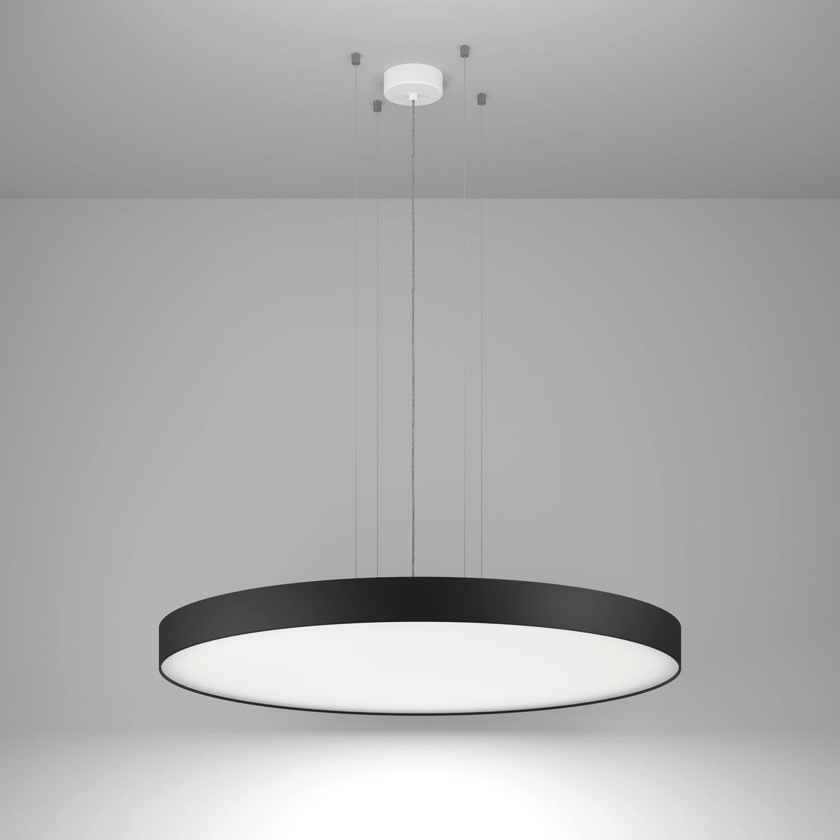 Round 90 HL DI 86W 12904lm 830 OP on/off schwarz Ø-950