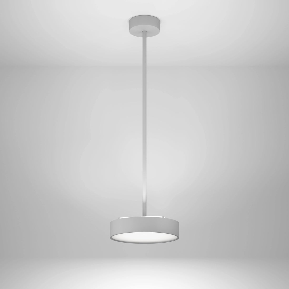 Round 90 HL DI/IND 17,5W 2118lm 940 OP on/off silber Ø-350 R