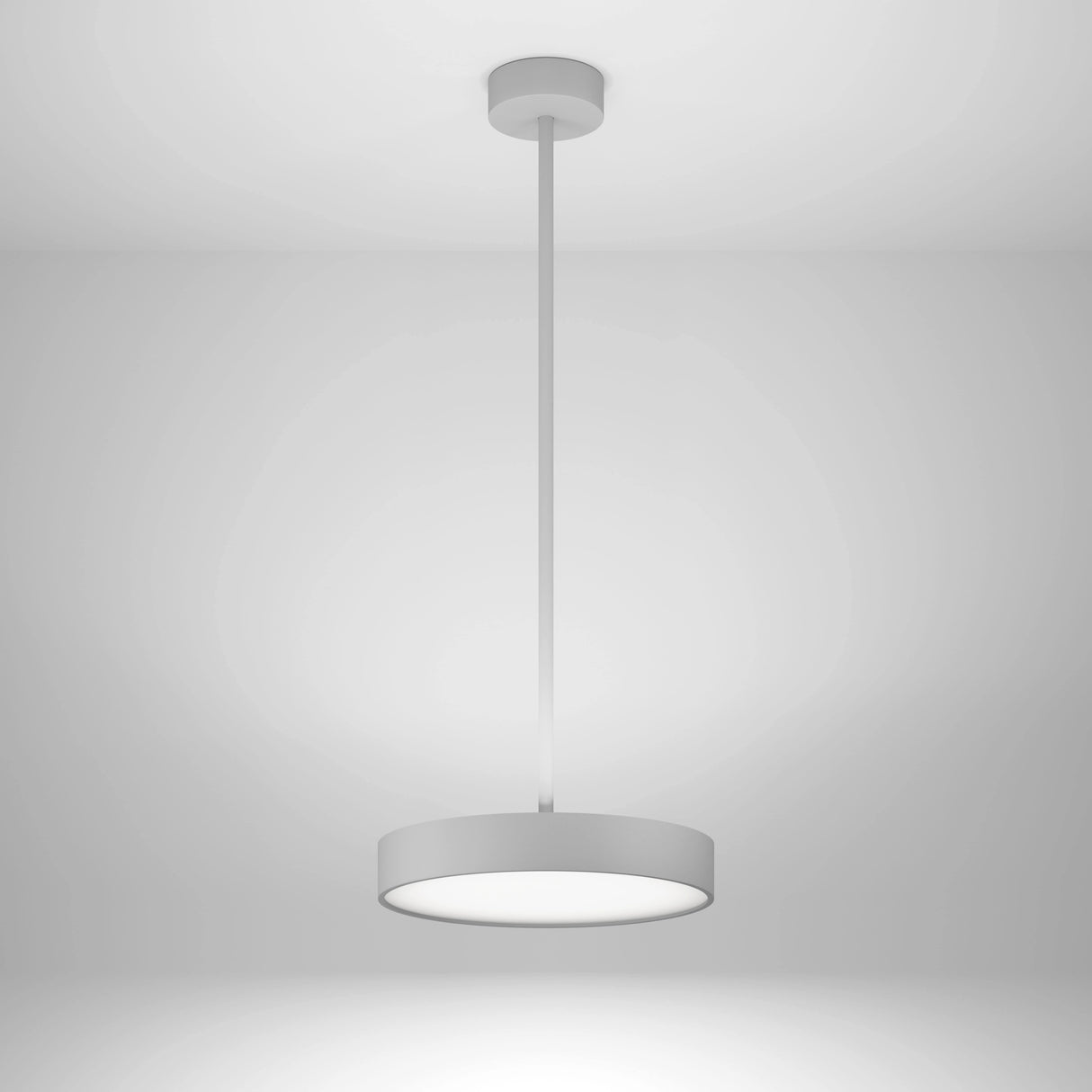 Round 90 HL DI/IND 30,4W 3889lm 940 OP on/off silber Ø-450 R