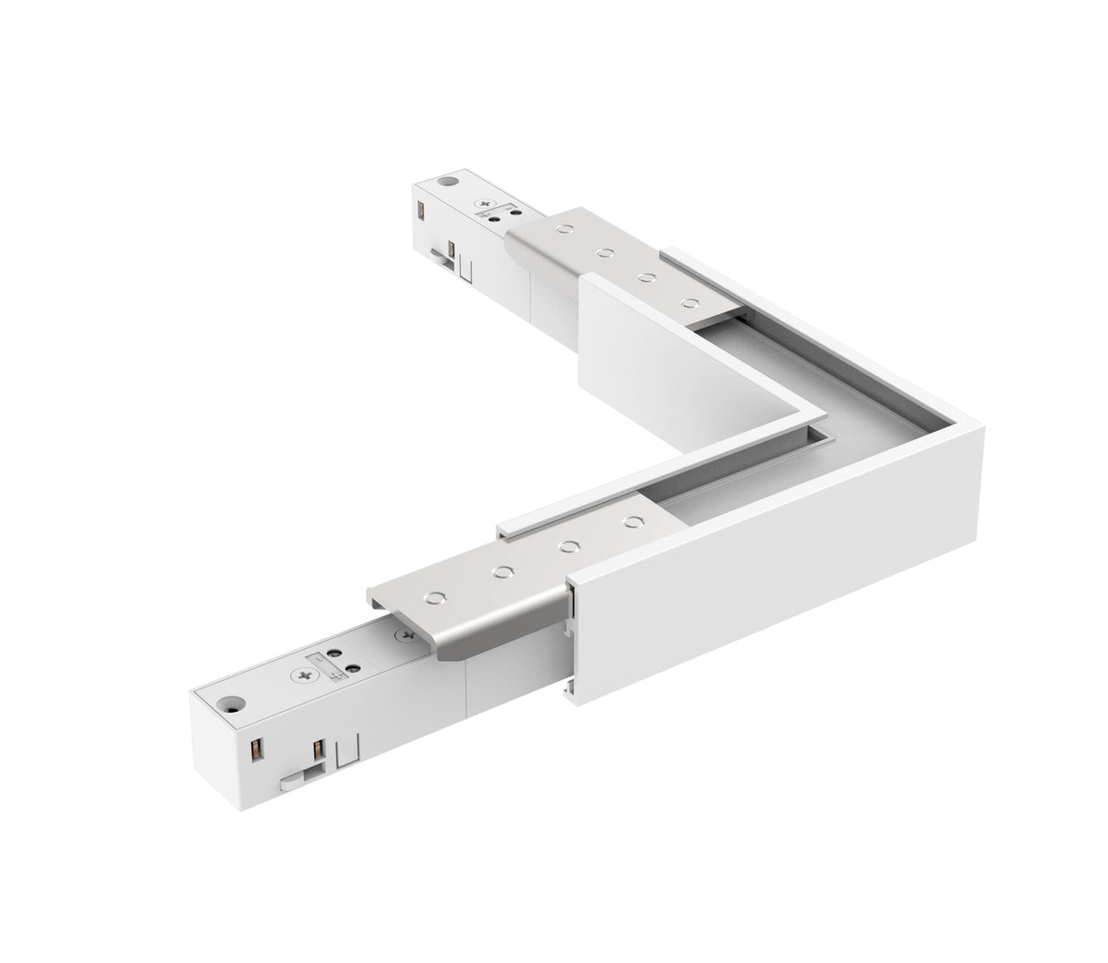 48V SLIM TRACK L-ECKE HORIZONTAL WEISS